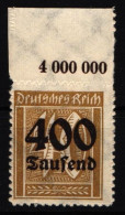 Deutsches Reich 300 P OR Postfrisch #IL689 - Sonstige & Ohne Zuordnung