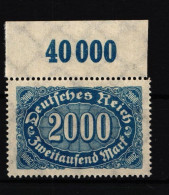 Deutsches Reich 253 P OR Postfrisch #IL786 - Autres & Non Classés