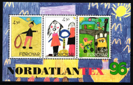 Färöer Block 8 Postfrisch Briefmarkenausstellung #IL873 - Faroe Islands