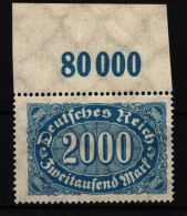 Deutsches Reich 253 P OR Postfrisch #IL784 - Autres & Non Classés