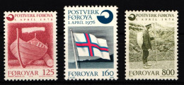 Färöer 21-23 Postfrisch #IL868 - Féroé (Iles)
