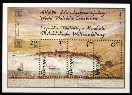 Färöer Block 2 Postfrisch Briefmarkenausstellung #IL877 - Faroe Islands