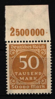 Deutsches Reich 275 A P OR Postfrisch #IL985 - Autres & Non Classés