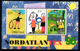 Färöer Block 8 Postfrisch Briefmarkenausstellung #IL872 - Faroe Islands