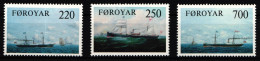 Färöer 79-81 Postfrisch Schiffe #IL858 - Faroe Islands