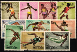 Burundi 125-134 Gestempelt Olympische Sommerspiele #IL903 - Other & Unclassified