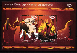 Färöer Block 19 Postfrisch Mythen #IL880 - Faroe Islands