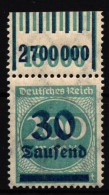 Deutsches Reich 285 W OR Postfrisch 1/11/1 - 1/5/1 #IL959 - Sonstige & Ohne Zuordnung