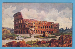 1168 ITALY ITALIA LAZIO ROME ROMA COLISEO COLISEUM RARE POSTCARD - Kolosseum