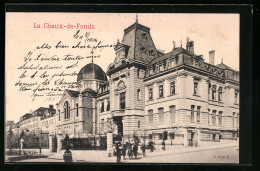 AK La Chaux-de-Fonds, Synagoge Und Controle Fédéral  - La Chaux-de-Fonds