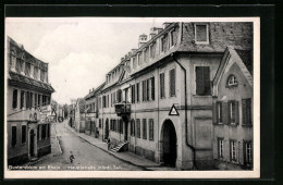 AK Guntersblum /Rhein, Nördlicher Teil Der Hauptstrasse Mit Gasthaus Strausswirtschaft  - Other & Unclassified