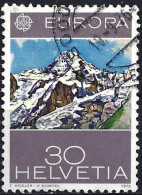 Switzerland 1975 - Mi 1050 - YT 980  ( Europa CEPT : Mount " Mönch " - Painting By Ferdinand Hodler ) - Used Stamps