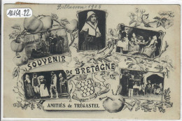 TREGASTEL- SOUVENIR DE BRETAGNE- AMITIES DE TREGASTEL- ELD - Trégastel