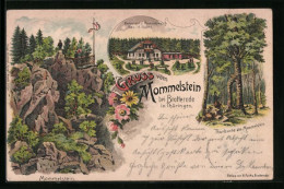 Lithographie Brotterode, Restaurant Zum Mommelstein, Thorbuche  - Other & Unclassified