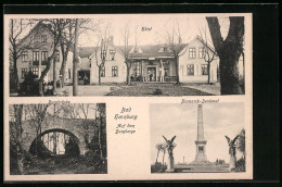 AK Bad Harzburg, Hotel Auf Dem Burgberge, Bismarck-Denkmal  - Bad Harzburg