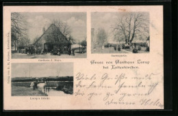 AK Kaltenkirchen, Gasthaus Von J. Mayn, Brücke  - Kaltenkirchen