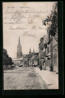 AK Neu-Ulm, Marienstrasse Mit Hotel Bayrischer Hof  - Neu-Ulm