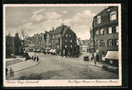 AK Weiden / Bayern, Max Reger-Strasse Mit Johannis-Strasse  - Weiden I. D. Oberpfalz