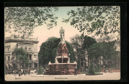 AK Berlin, Rolandbrunnen Mit Passanten  - Tiergarten