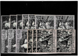 SAN MARINO ,"Paolo Uccello",6 Serie In Coppia MNH - Ongebruikt