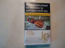 GREECE USED EMPTY CIGARETTES BOXES JOHN PLAYER - Empty Tobacco Boxes