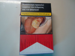 GREECE USED EMPTY CIGARETTES BOXES MARLLBORO - Boites à Tabac Vides