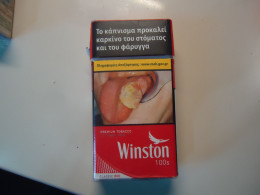 GREECE USED EMPTY CIGARETTES BOXES WINSTON - Empty Tobacco Boxes