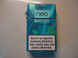 GREECE USED EMPTY CIGARETTES BOX NEO - Empty Tobacco Boxes