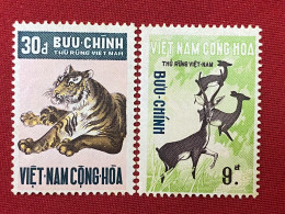 Stamps Vietnam South (Animals Of Viet-Nam - 20/8/1971) -GOOD Stamps- 1 Set/2pcs - Vietnam