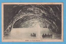 1175 ITALY ITALIA CAMPANIA NAPOLI NAPLES CAPRI LA GROTTA AZZURRA RARE POSTCARD - Napoli (Naples)