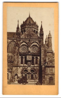 Photo Photographe Inconnu,  Vue De Strassburg, Blich Auf Das Münster Avec Den Figuren Ecclesia  - Lieux