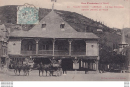 O18-65) ARREAU - VALLEE D 'AURE - LE CAR PYRENEEN DEVANT L ' HOTEL DE VILLE - Sonstige & Ohne Zuordnung