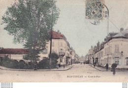 O17-77) MONTEREAU - GRANDE RUE - ( COULEURS ) - Montereau