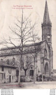 O8-82) GRISOLLES (TARN ET GARONNE) L' EGLISE  - ( ANIMEE -  2 SCANS ) - Grisolles