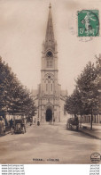 O6-17) ROYAN  - L ' EGLISE - ( ANIMATION - AUTOMOBILE  - EDITEUR NOUVELLES GALERIES  ) - Royan