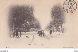 O4- BLIDA (ALGERIE)  AVENUE DE LA GARE  - (  2 SCANS )  - Blida