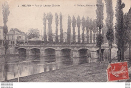 O2-77) MELUN - PONT DE L ' ANCIEN CHATELET - ( EDITEUR J. MAISON A MELUN ) - Melun