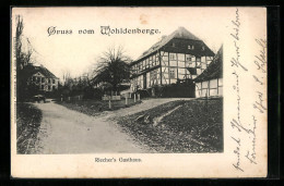 AK Wohldenberg, Riecher`s Gasthaus, Fachwerkhaus  - Autres & Non Classés