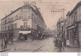 O33-92) COURBEVOIE - AVENUE DE PARIS - ( ANIMATION - OBLITERATION DE 1904 - 2 SCANS ) - Courbevoie