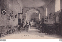 O28-33) ARBIS (GIRONDE) INTERIEUR DE L ' EGLISE  - ( 2 SCANS ) - Other & Unclassified