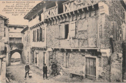 O27-82) AUVILLARS (TARN ET GARONNE) RUE DES NOBLES - ( ANIMEE - HABITANTS - 2 SCANS ) - Auvillar