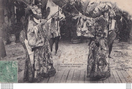 O26- COCHINCHINE - THEATRE ANNAMITE - SCENE DE MARIAGE - ( OBLITERATION DE  1903 - 2  SCANS ) - Viêt-Nam
