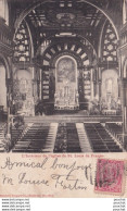 MONTREAL - L ' INTERIEUR DE L ' EGLISE DE ST. LOUIS DE FRANCE - (OBLITERATION DE 1905 -  2 SCANS ) - Montreal