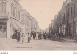 O23-80) CAYEUX - AVENUE DE LA GARE - ( ANIMEE -  2 SCANS ) - Cayeux Sur Mer