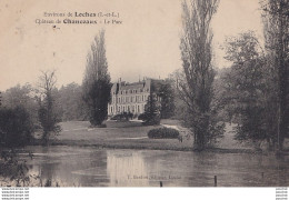 O23-37) ENVIRONS DE LOCHES (INDRE ET LOIRE) CHATEAU DE CHANCEAUX - LE PARC - ( 2 SCANS ) - Loches