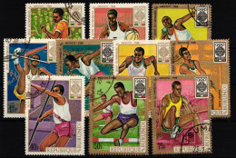 Burundi 446-455 Gestempelt Olympische Spiele #IR601 - Autres & Non Classés