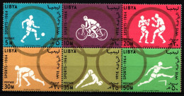 Libyen 160-165 Postfrisch Olympische Spiele #IR568 - Sonstige & Ohne Zuordnung
