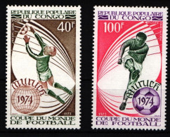Kongo 405-406 Postfrisch Fußball WM 1974 #IR529 - Autres & Non Classés