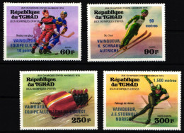 Tschad 731-734 Postfrisch Olympische Winterspiele #IR560 - Chad (1960-...)