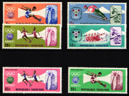 Togo 626-631 Postfrisch Olympische Spiele #IR587 - Other & Unclassified